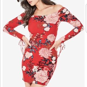 Melania printed body on dress